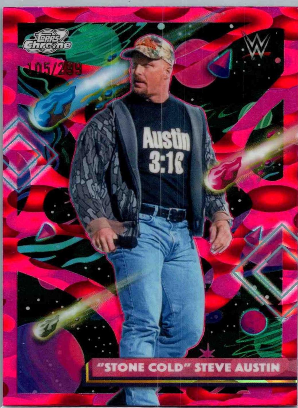 Stone Cold Steve Austin [Magenta Cosmos Refractor] #16
