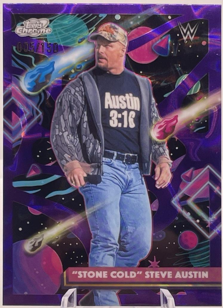 Stone Cold Steve Austin [Purple Nebula Refractor] #16