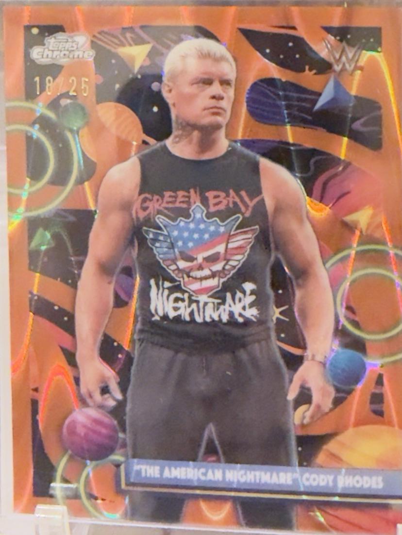 The American Nightmare Cody Rhodes [Orange Galactic Refractor] #1