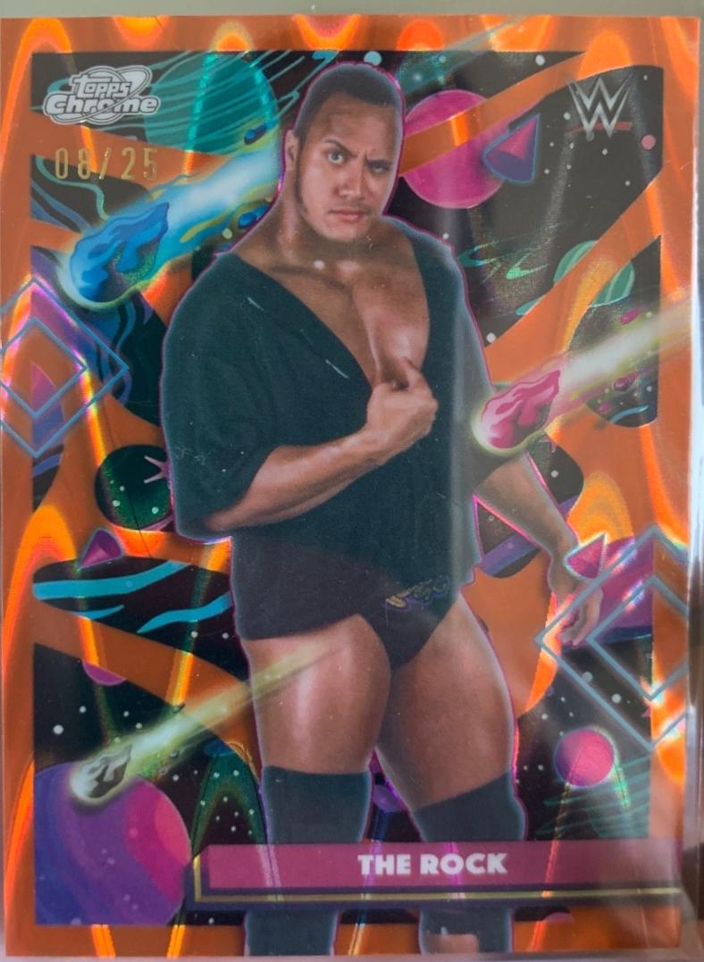 The Rock [Orange Galactic Refractor] #87