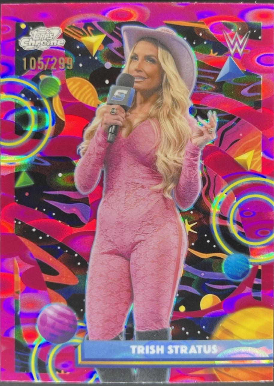 Trish Stratus [Magenta Cosmos Refractor] #95