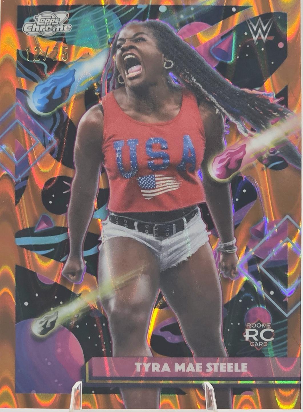 Tyra Mae Steele [Orange Galactic Refractor] #172