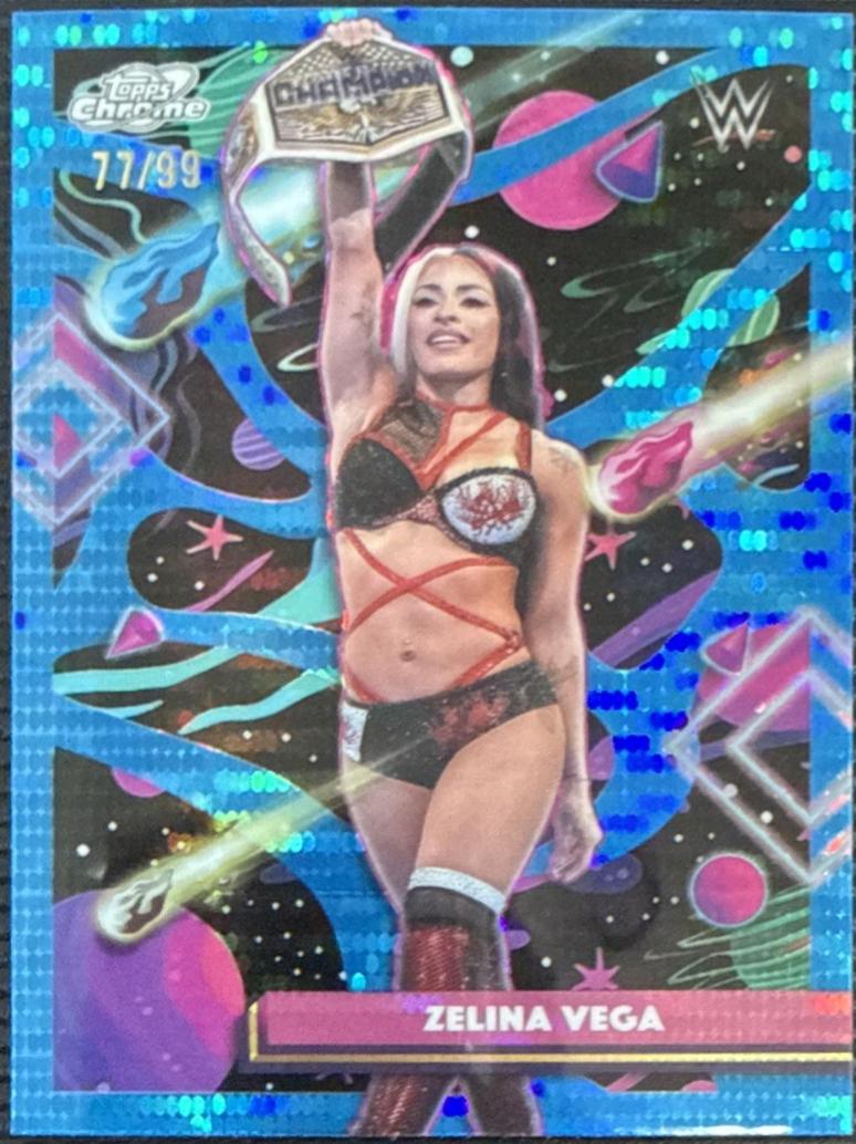 Zelina Vega [Blue Moon Refractor] #110