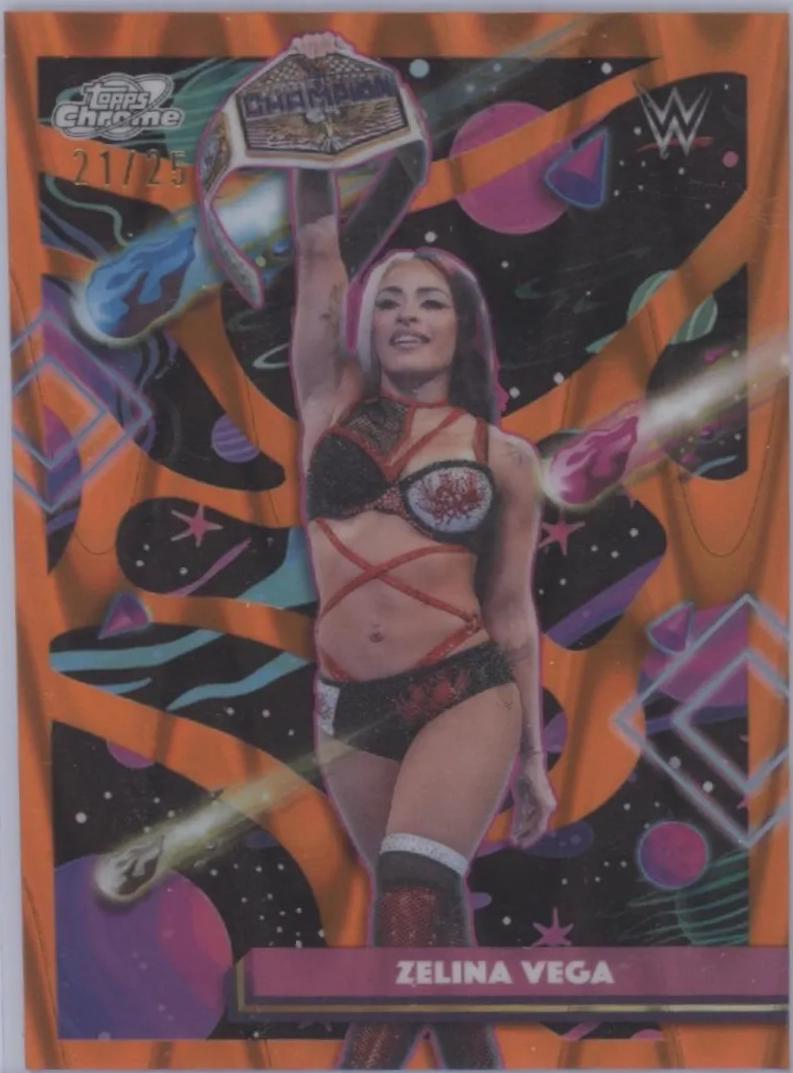 Zelina Vega [Orange Galactic Refractor] #110