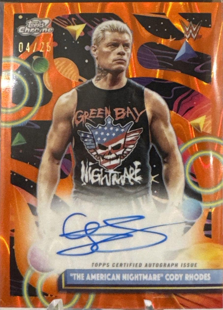 The American Nightmare Cody Rhodes [Orange Galactic] #CCA-TAN