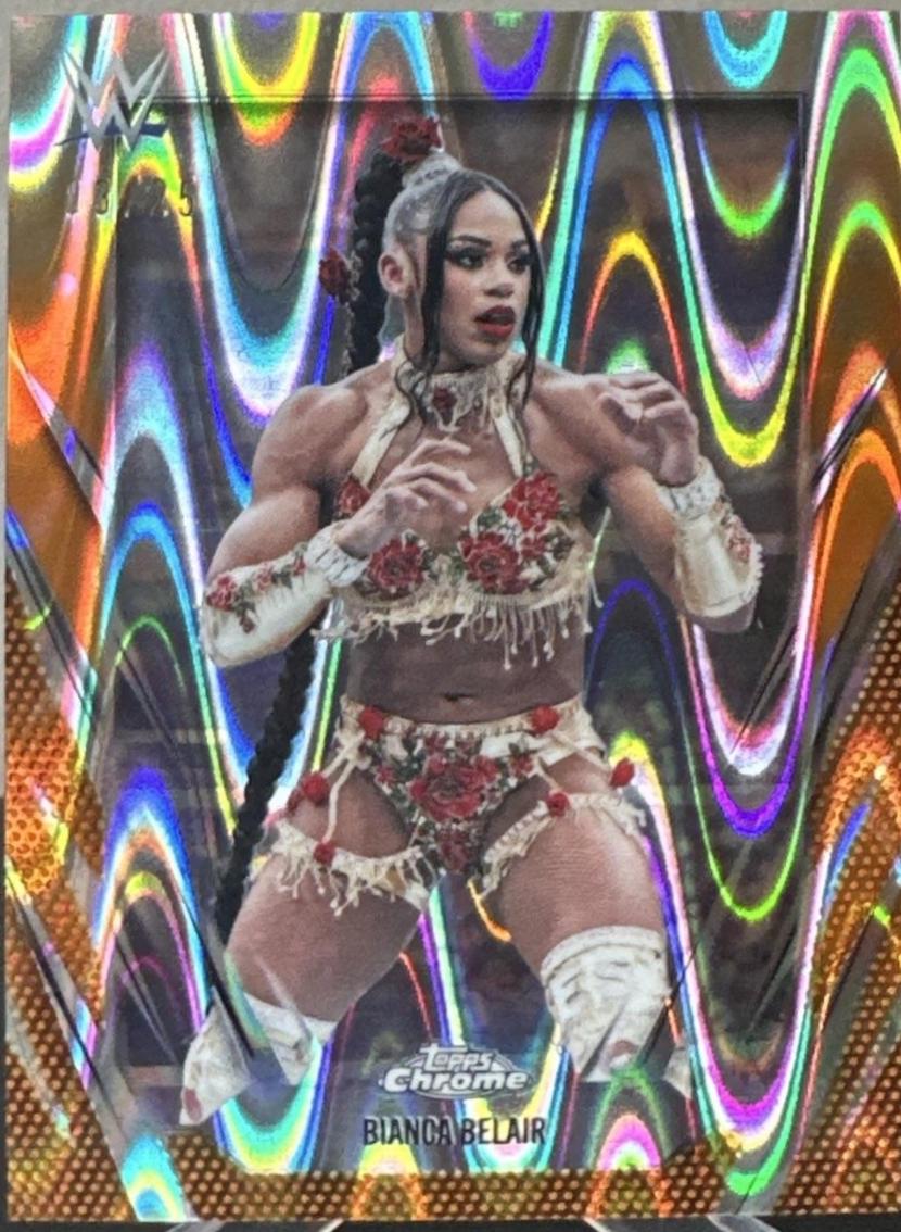 Bianca Belair [Orange RayWave Refractor] #33