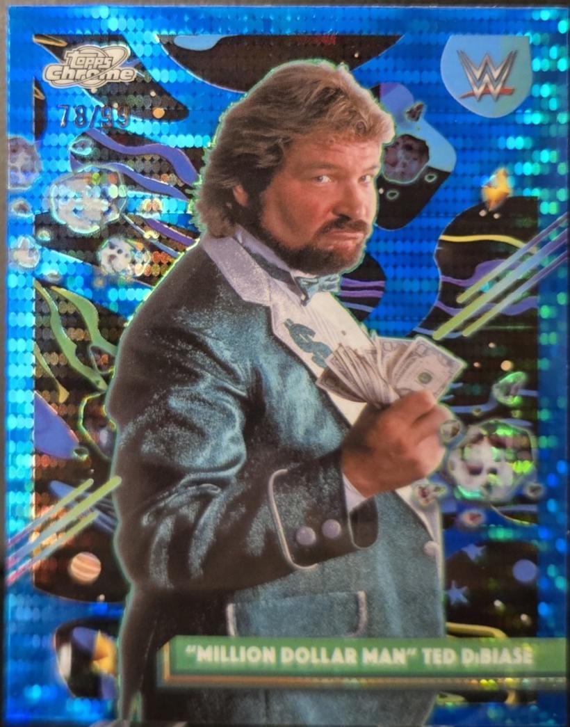 Million Dollar Man Ted DiBiase [Blue Moon Refractor] #99