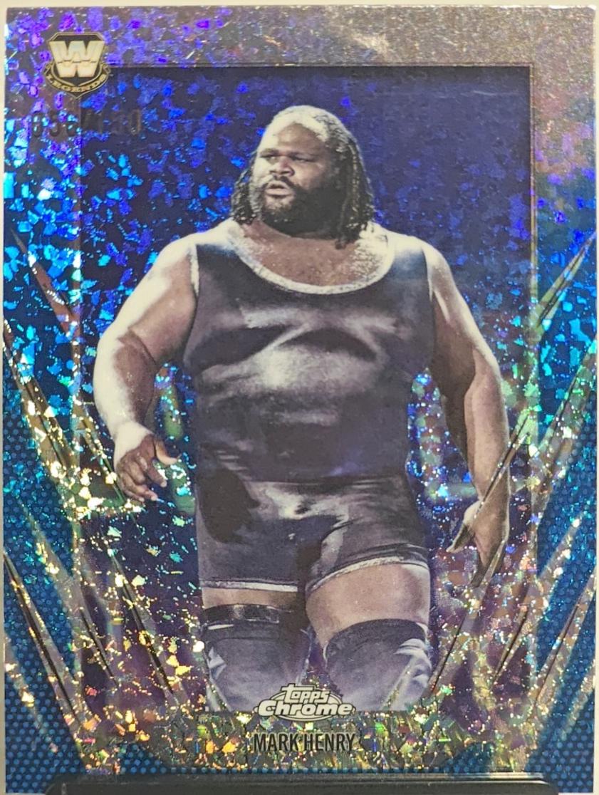 Mark Henry [Blue Mini Diamond Refractor] #138