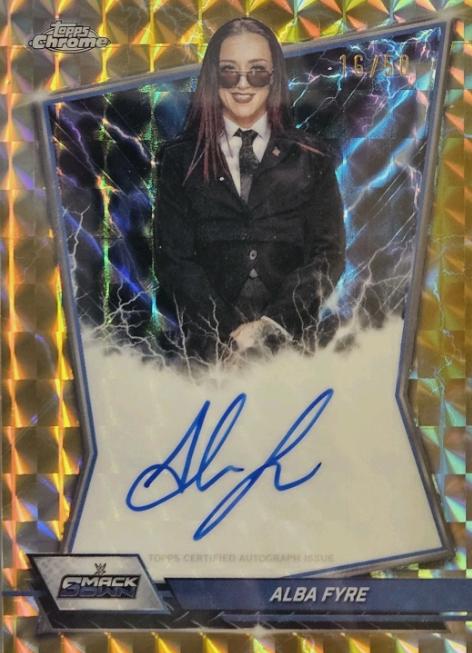 Alba Fyre [Gold Geometric Refractor] #BBA-ALB