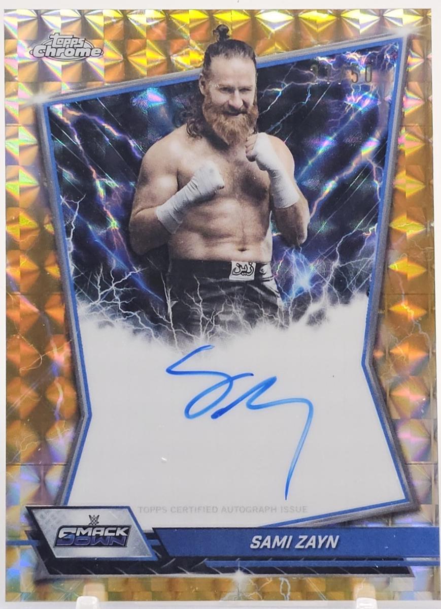 Sami Zayn [Gold Geometric Refractor] #BBA-SAM