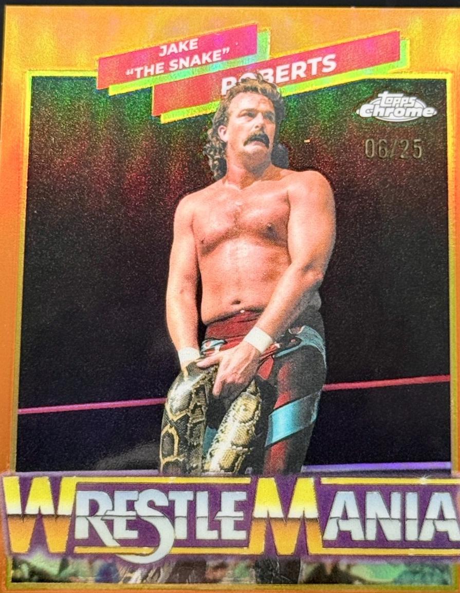 Jake The Snake Roberts [Orange Refractor] #WMR-4