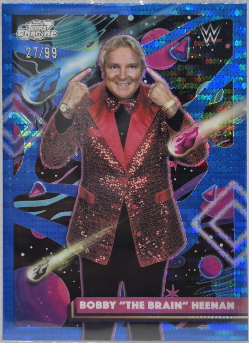 Bobby The Brain Heenan [Blue Moon Refractor] #8