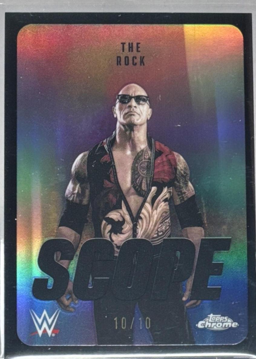 The Rock [Black Refractor] #SCO-36