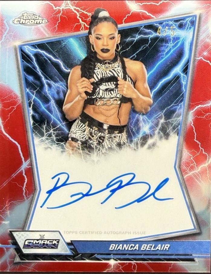 Bianca Belair [Red Refractor] #BBA-BIA
