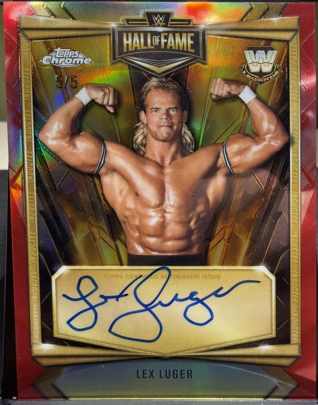 Lex Luger [Red] #HOF-LL