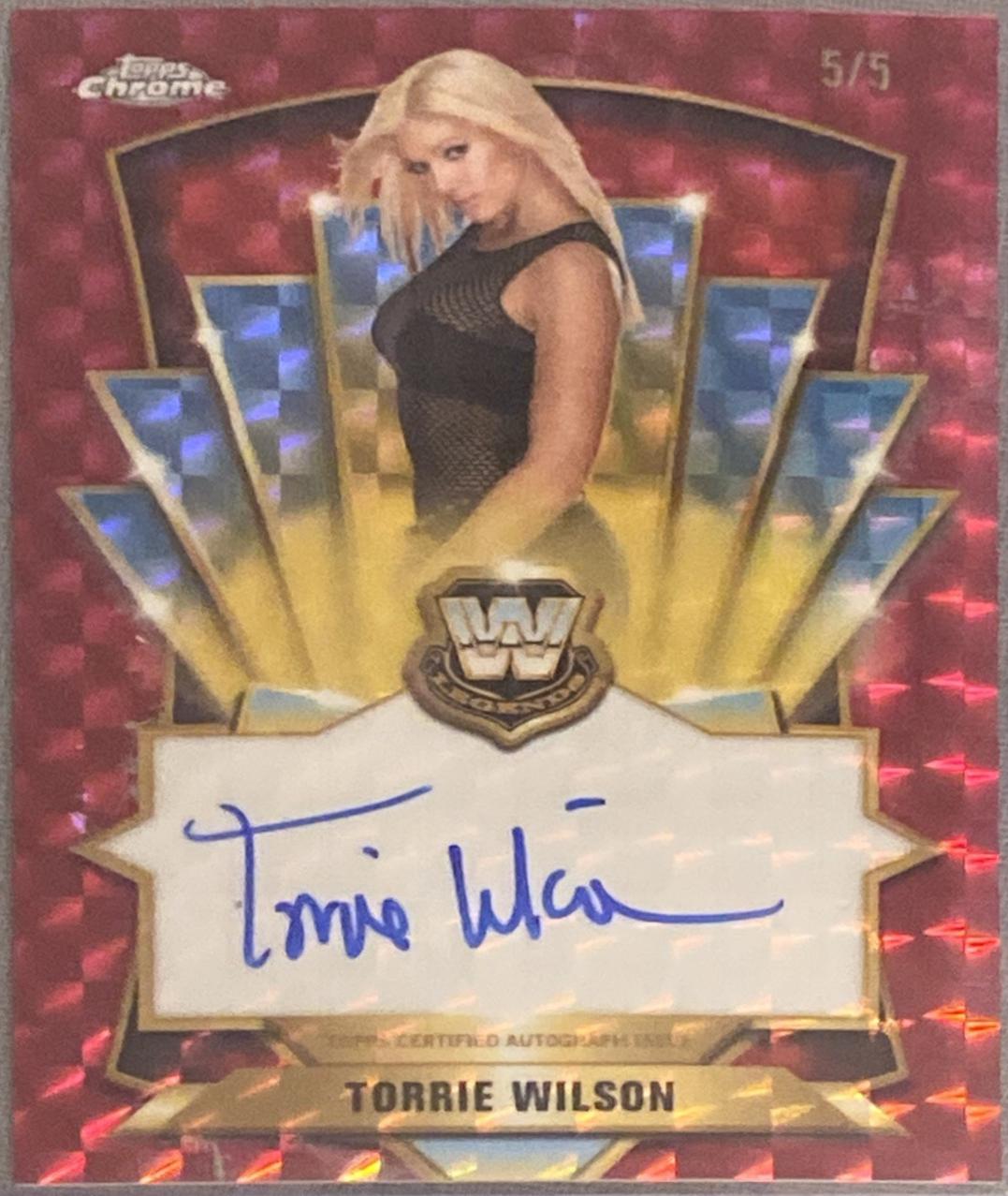 Torrie Wilson [Red Geometric] #LCA-TW