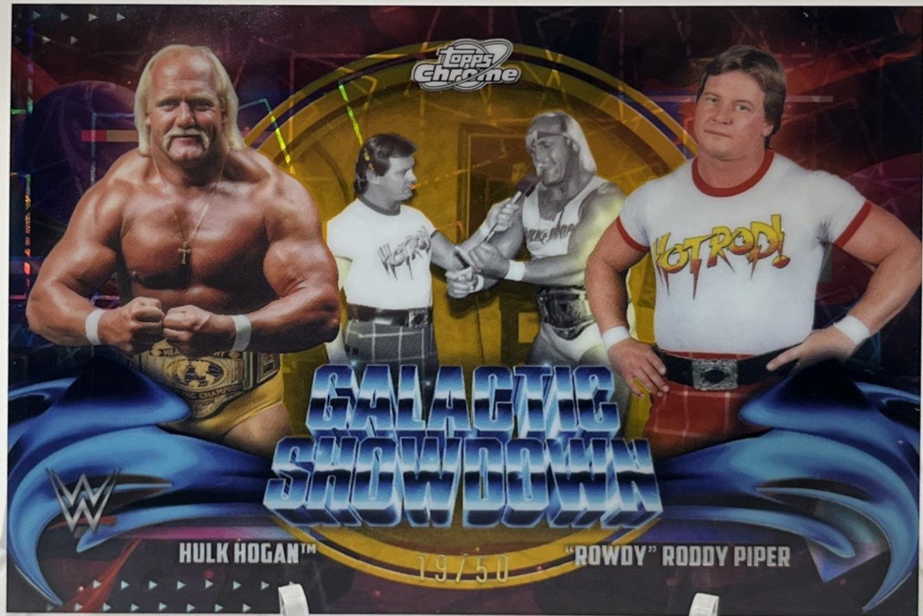 Hulk Hogan / Rowdy Roddy Piper [Gold Interstellar] #GS-7