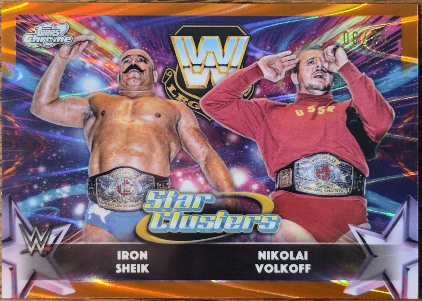 Iron Sheik / Nikolai Volkoff [Orange Galactic] #SC-3