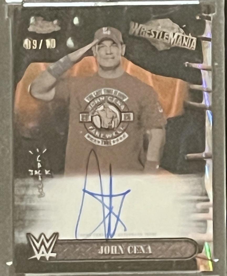John Cena [Black Ray Wave Refractor] #CJA-JC