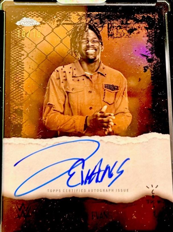 Je'Von Evans [Black Refractor] #AKA-JES