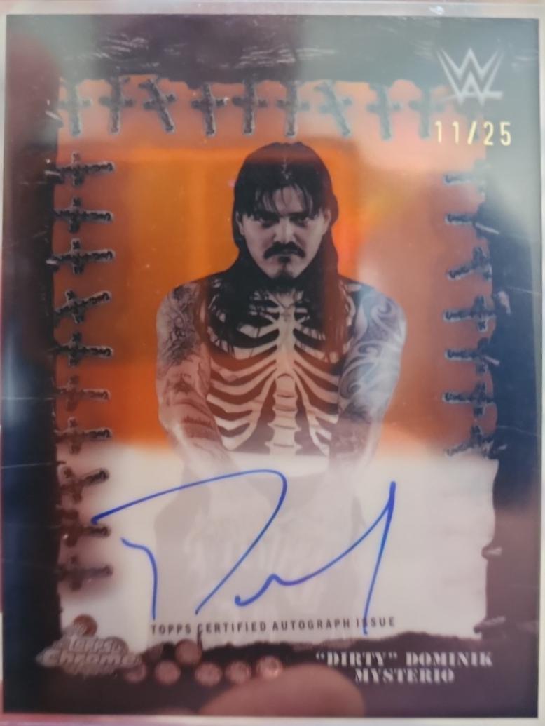 "Dirty" Dominik Mysterio [Orange Refractor] #FPA-DIR