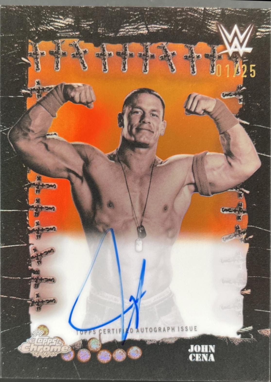 John Cena [Orange Refractor] #FPA-JOH