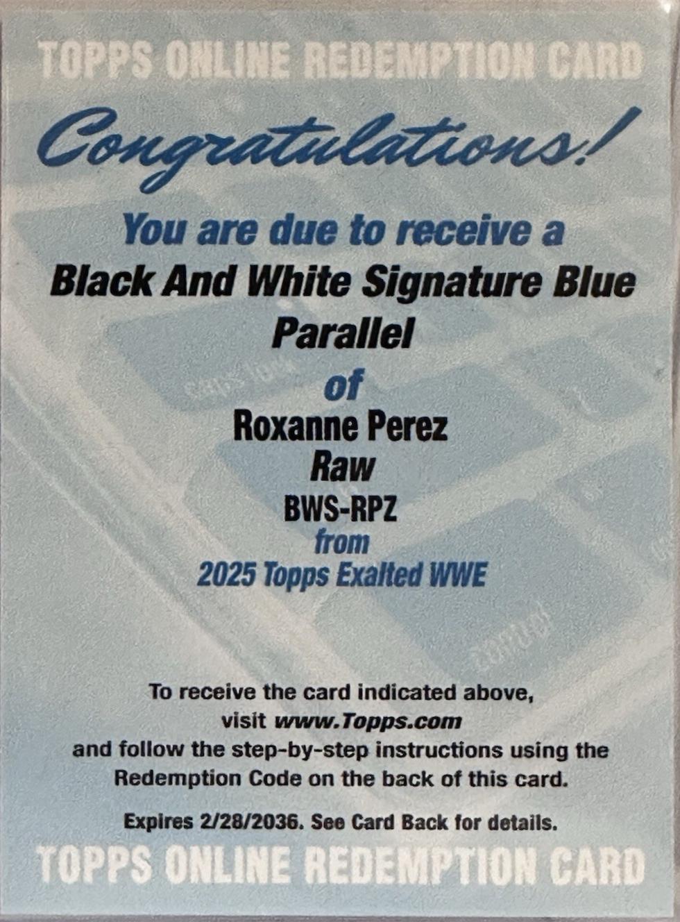 Roxanne Perez [Blue] #BWS-RPZ