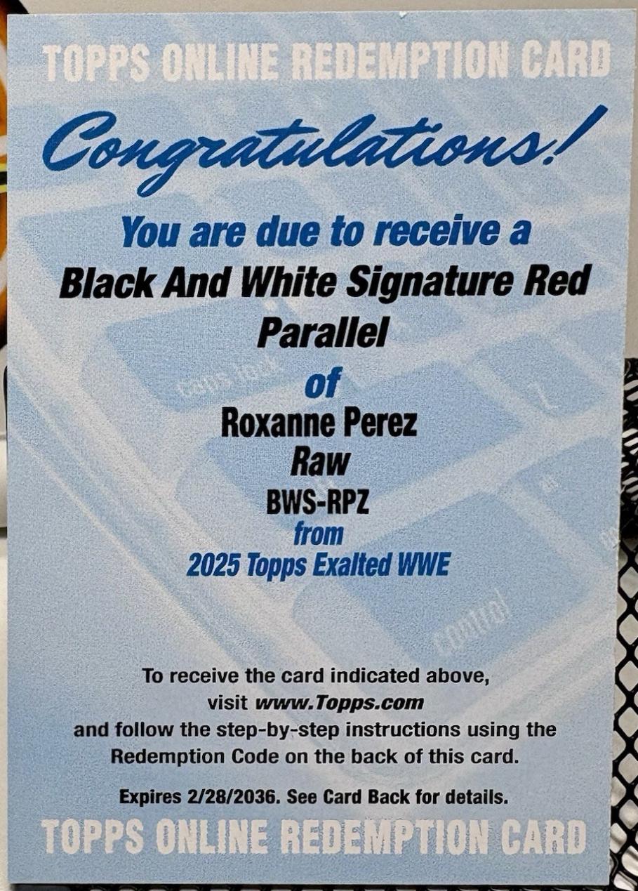 Roxanne Perez [Red] #BWS-RPZ