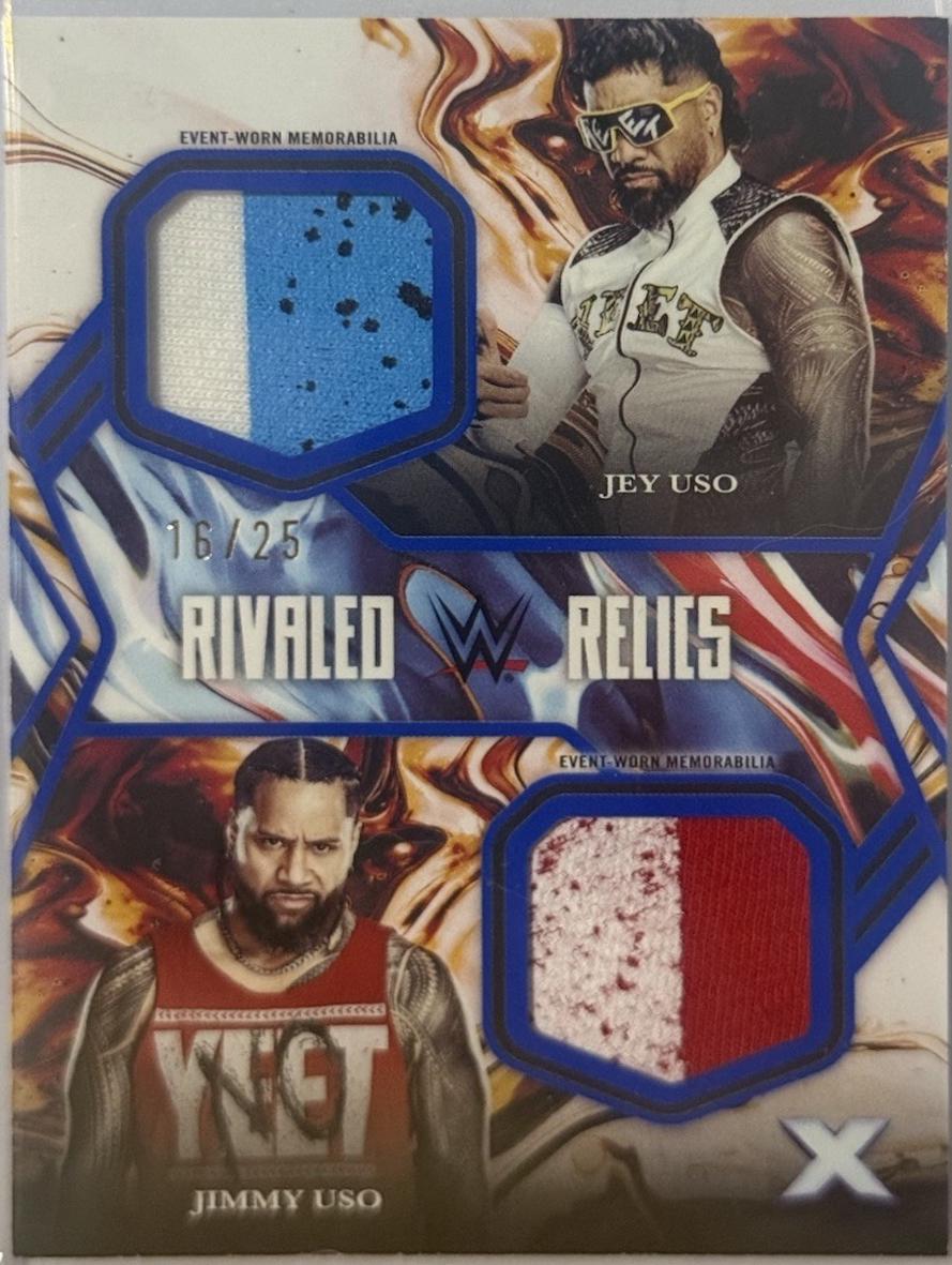 Jimmy Uso / Jey Uso [Blue] #RR-UU
