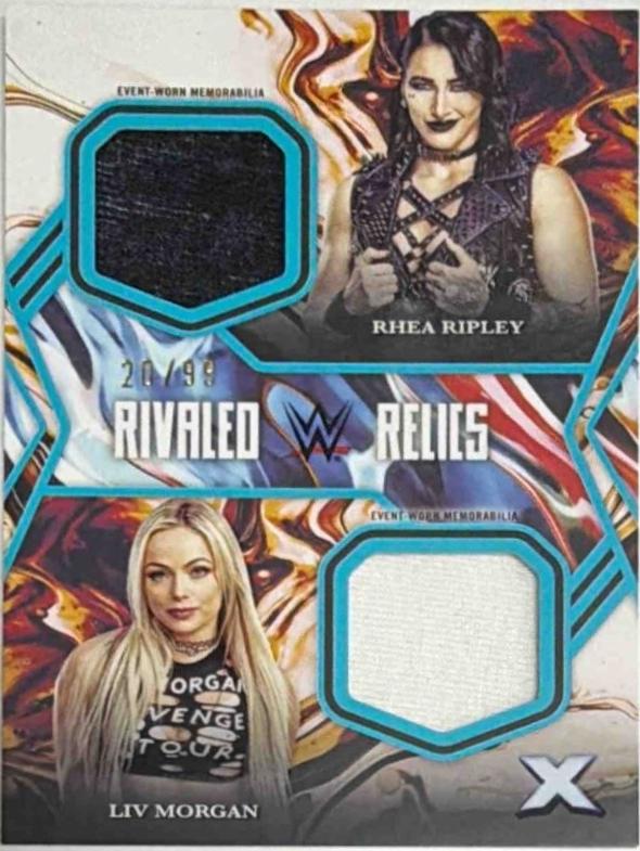 Liv Morgan / Rhea Ripley [Aqua] #RR-RM