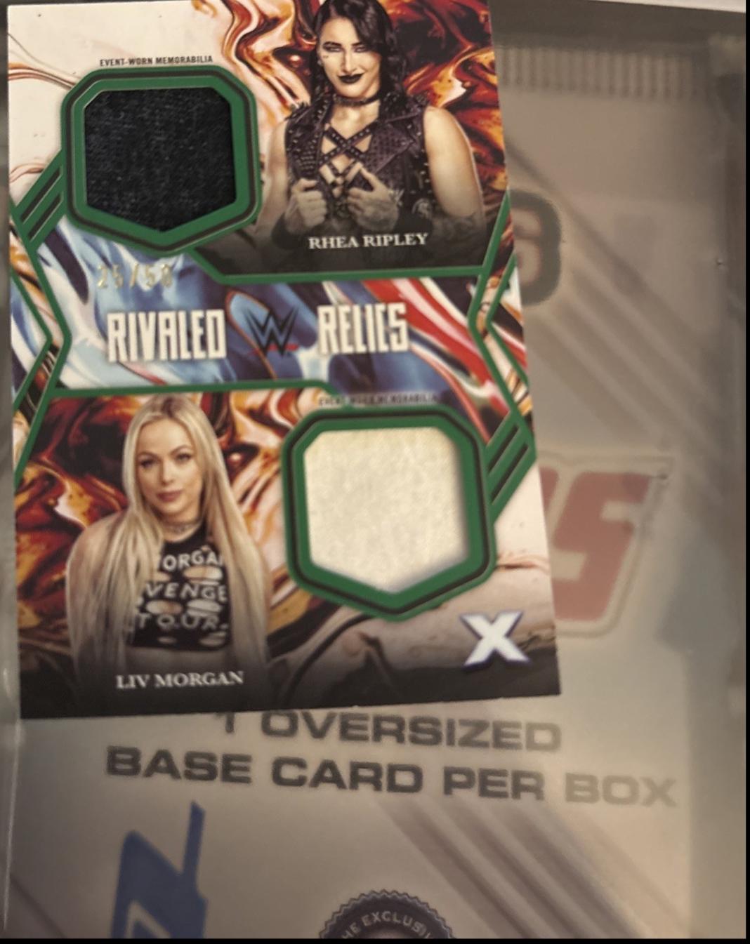 Liv Morgan / Rhea Ripley [Green] #RR-RM