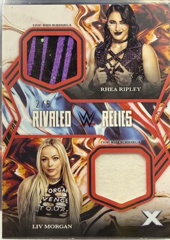 Liv Morgan / Rhea Ripley [Red] #RR-RM