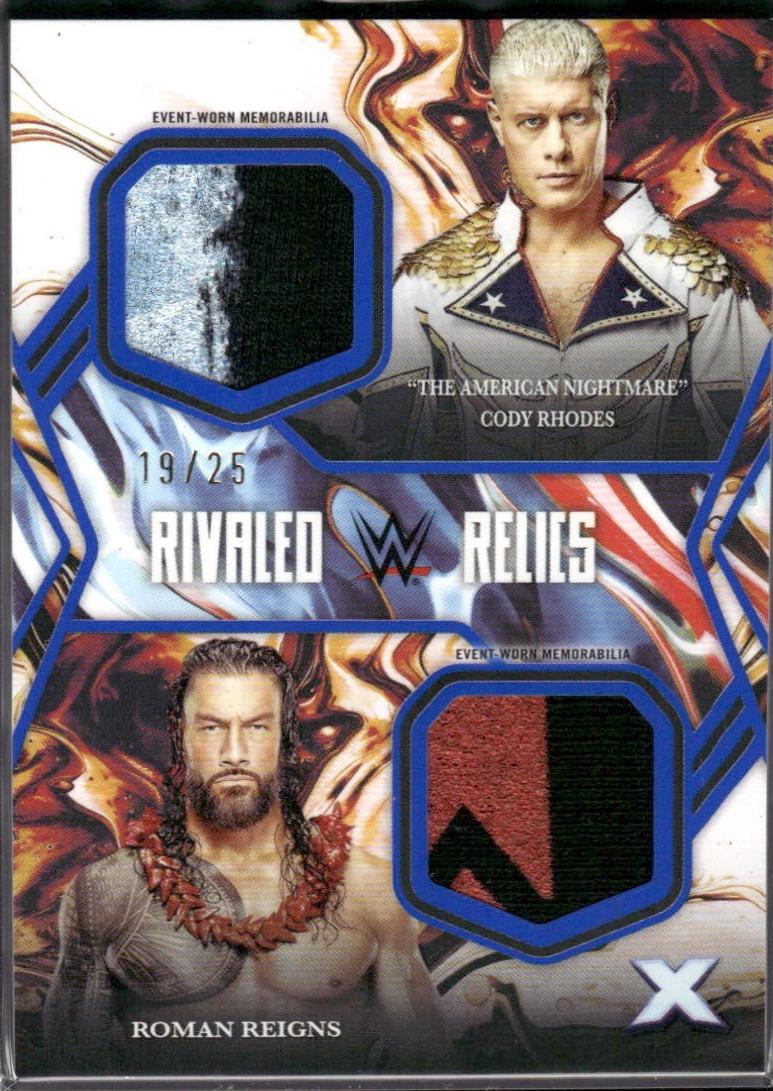 Roman Reigns / The American Nightmare Cody Rhodes [Blue] #RR-RR