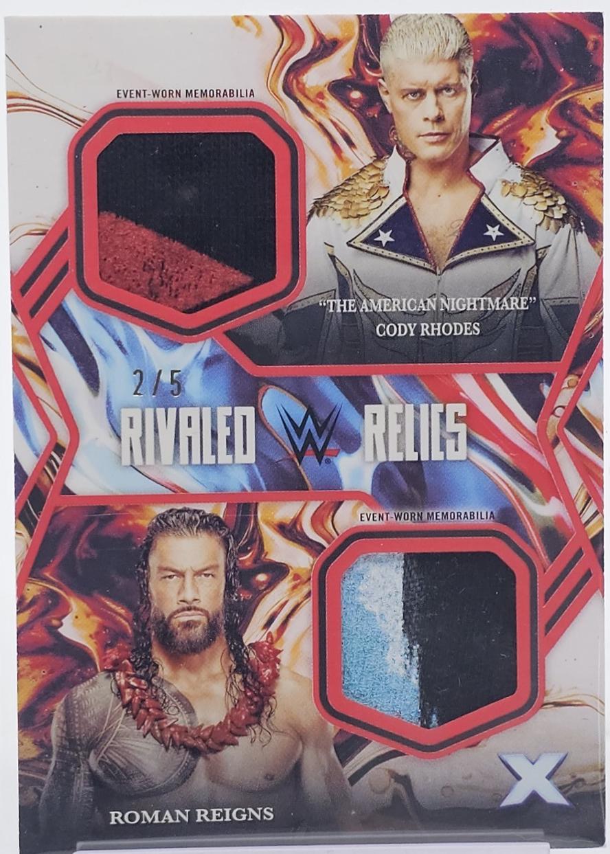 Roman Reigns / The American Nightmare Cody Rhodes [Red] #RR-RR