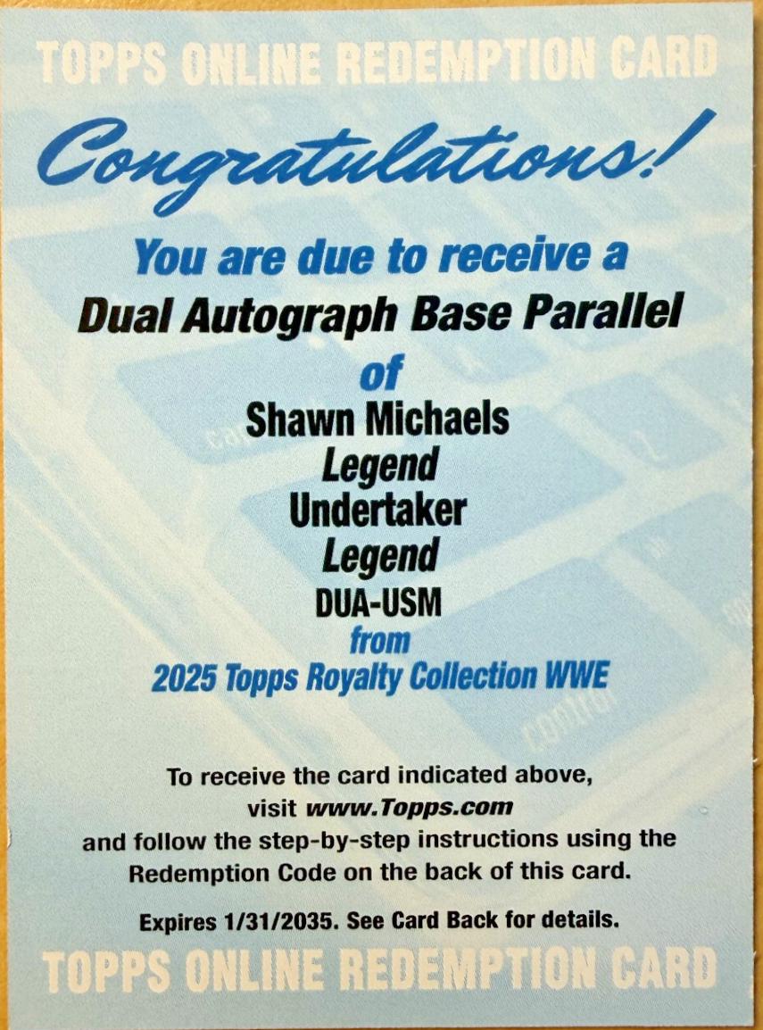 Undertaker / Shawn Michaels #DUA-USM