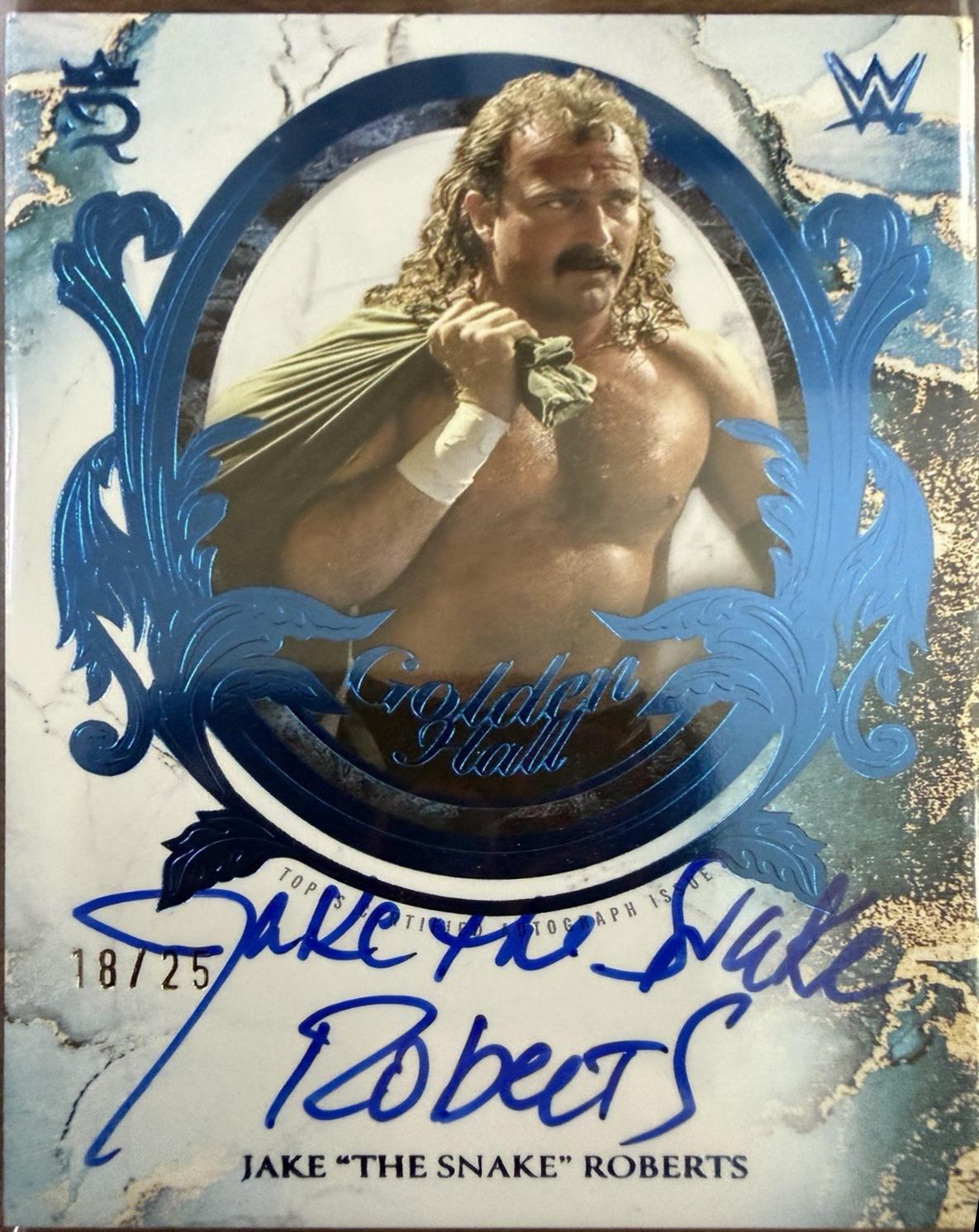 Jake The Snake Roberts [Blue] #GHA-JSR