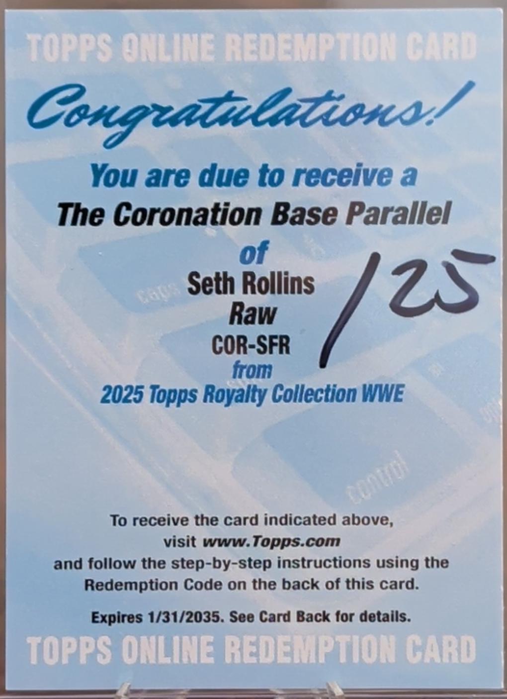 Seth Rollins #COR-SFR