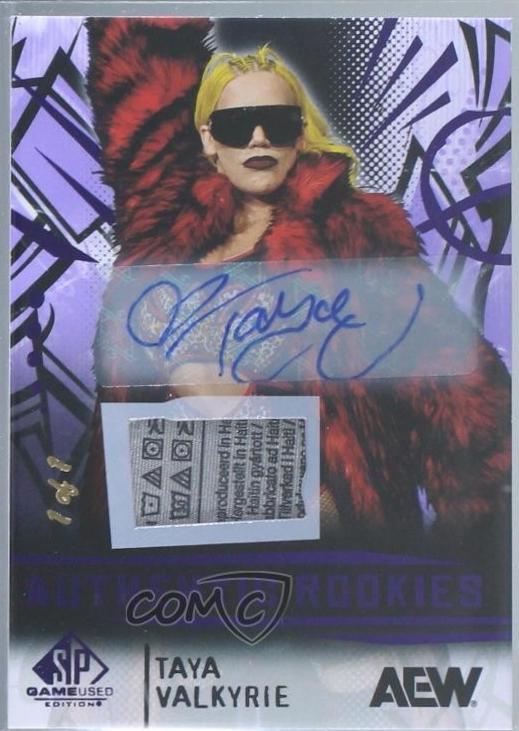 Taya Valkyrie [Purple Tag Memorabilia Autograph] #85