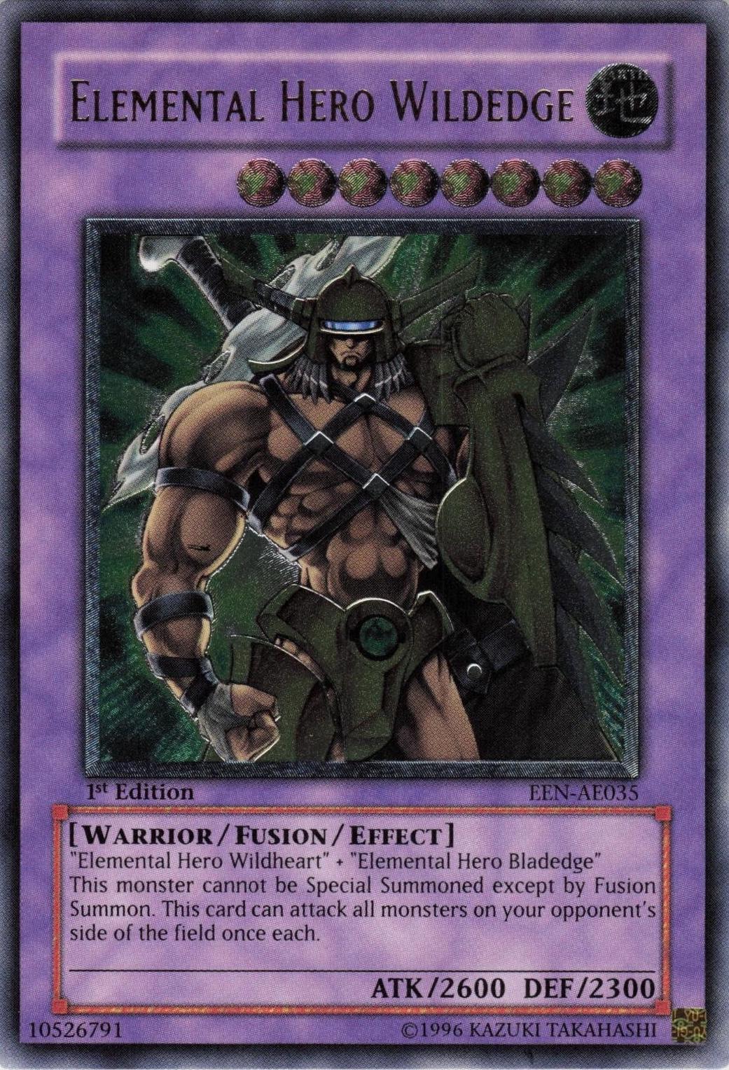 Elemental HERO Wildedge [Ultimate Rare 1st Edition] EEN-AE035