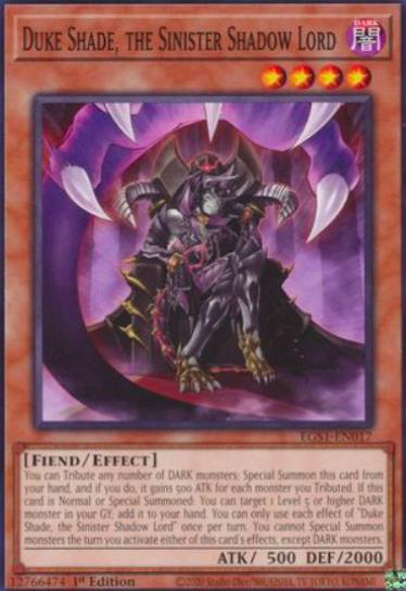 Duke Shade, the Sinister Shadow Lord EGS1-EN017