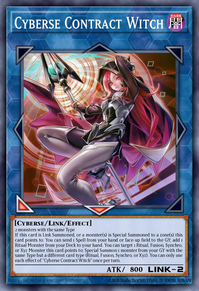 Cyberse Contract Witch [Extended Art Grand Master Rare] MAMO-EN018