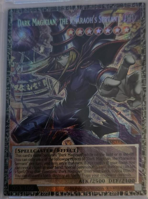 Dark Magician, the Pharaoh's Servant [Extended Art Grand Master Rare] MAMO-EN001