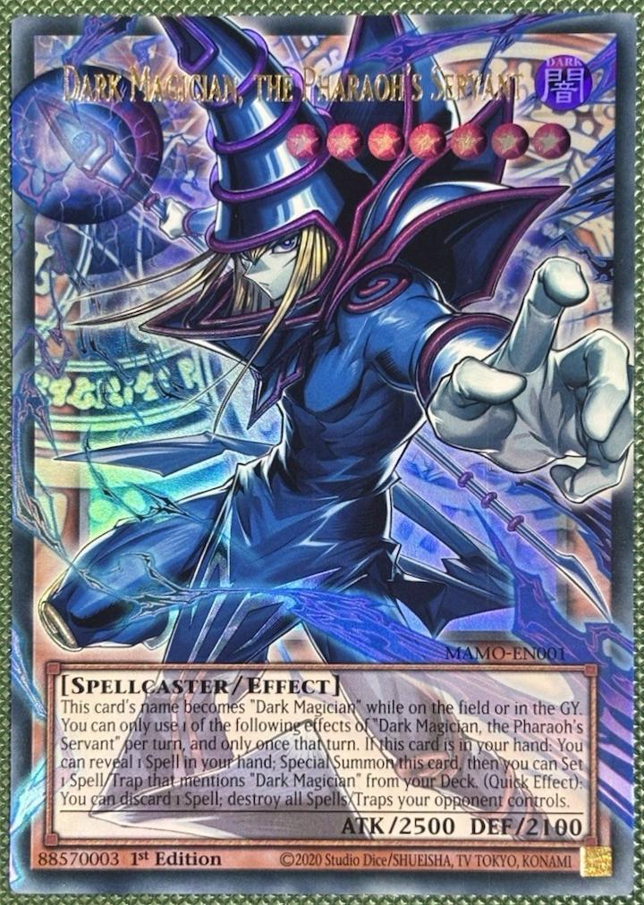Dark Magician, the Pharaoh's Servant [Extended Art] MAMO-EN001