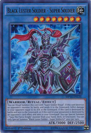 Black Luster Soldier - Super Soldier MP16-EN136