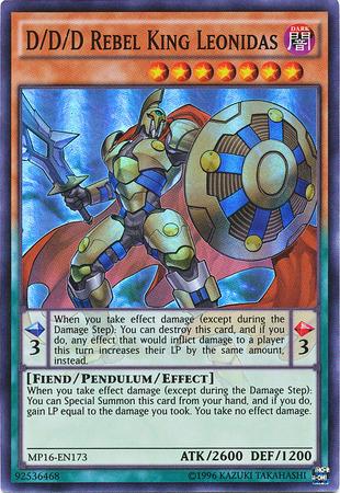 D/D/D Rebel King Leonidas MP16-EN173