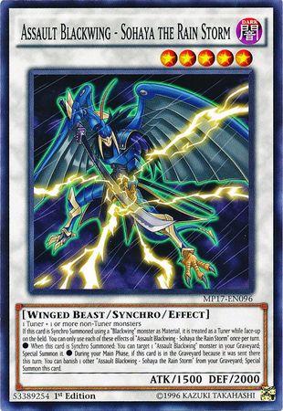 Assault Blackwing - Sohaya the Rain Storm MP17-EN096