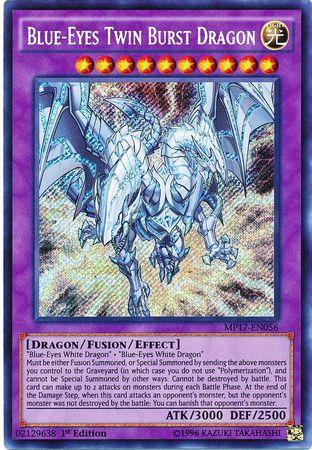 Blue-Eyes Twin Burst Dragon MP17-EN056