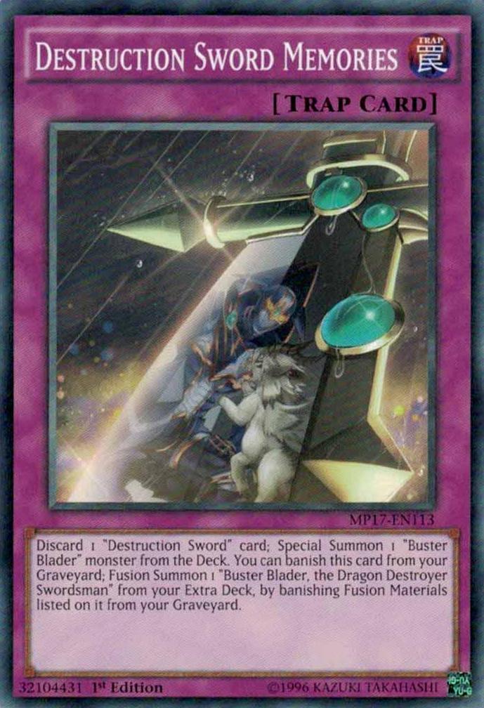 Destruction Sword Memories MP17-EN113