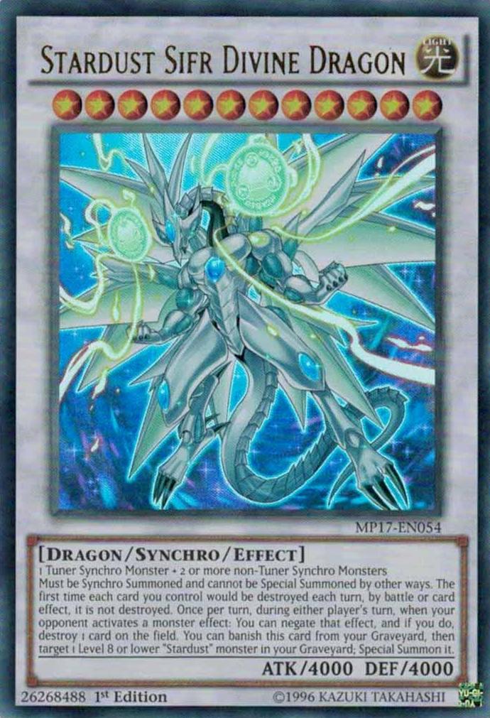Stardust Sifr Divine Dragon MP17-EN054