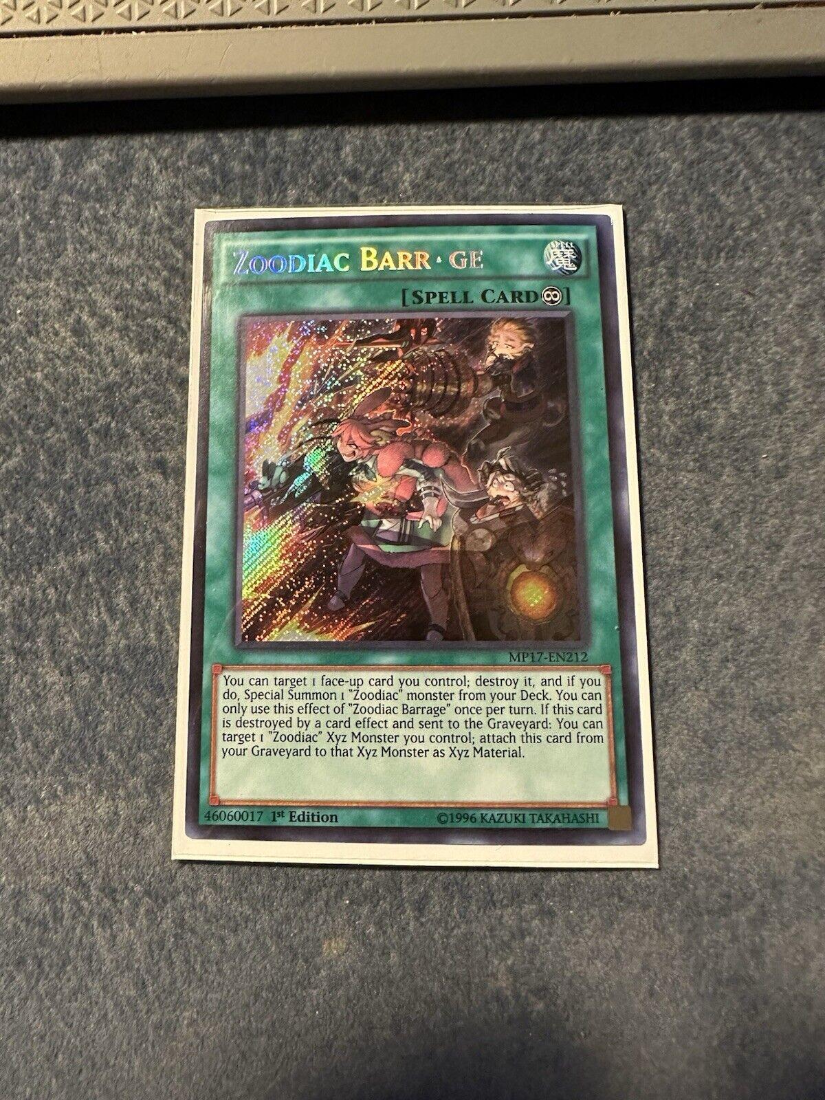 Zoodiac Barrage [Misprint] MP17-EN212